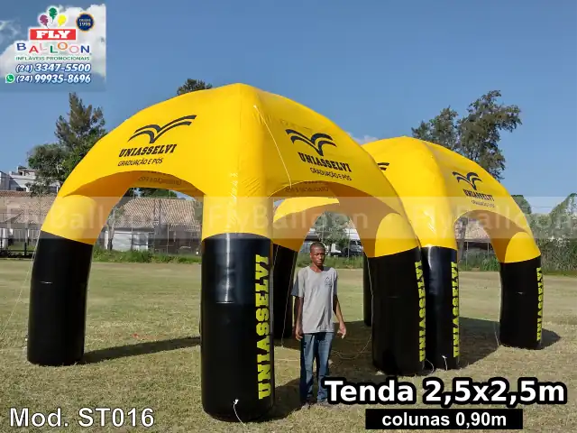 tendas infláveis promocionais uniasselvi